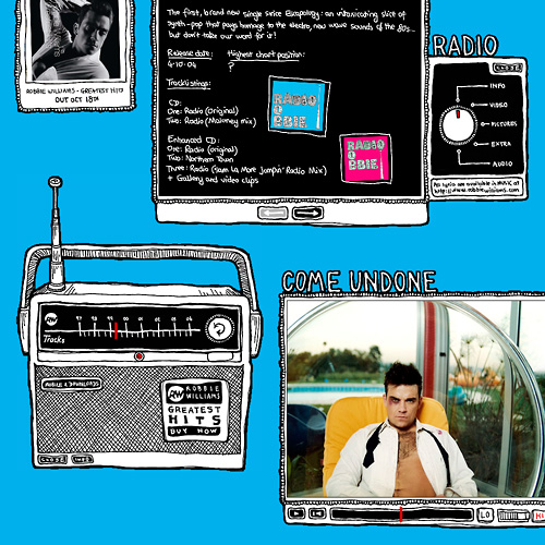Robbie Williams skinned QuickTime player